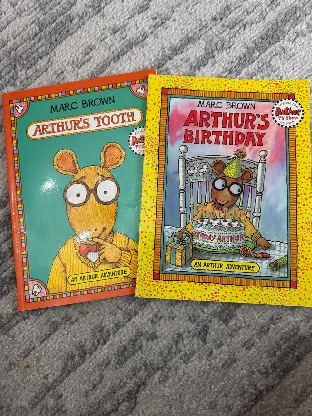 Arthur's Birthday & Arthur's Tooth Kids Book Set